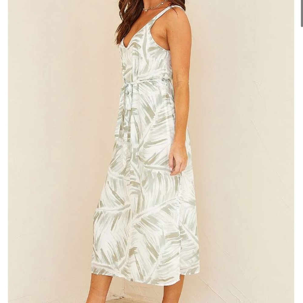 Bella Dahl Lightweight Spring/Summer Printed Slip Dress Size Large NWT